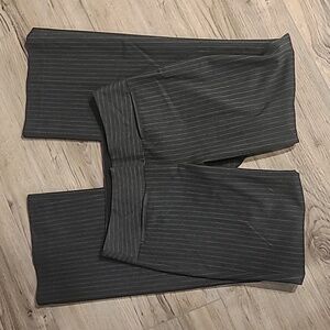 Express Dress Pants Pinstripe Grey Size 00R
